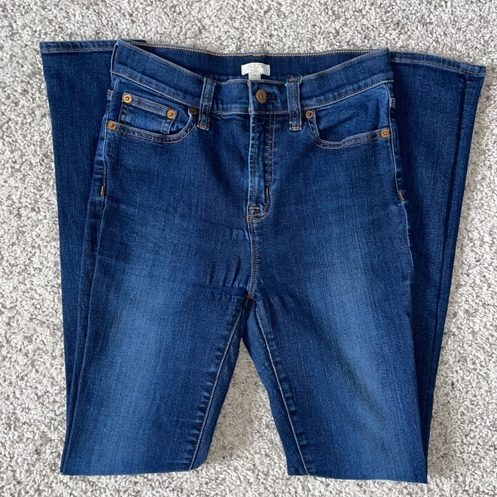 J.CREW mid-rise toothpick jeans in Point Lake wash in women’s size 25 - Picture 6 of 11